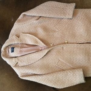 Abercrombie - Blush Tweed Coat